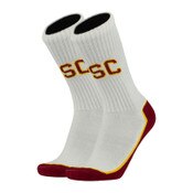 USC Trojans White Arch Core Crew Socks